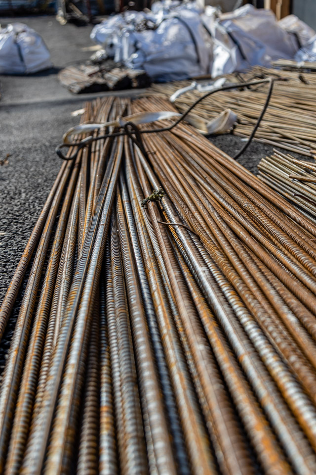 Pose de ferraille pour béton à Sanem